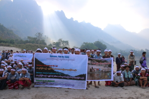 Salween dam protest