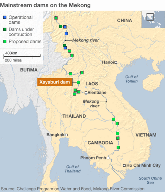 mekong dams map